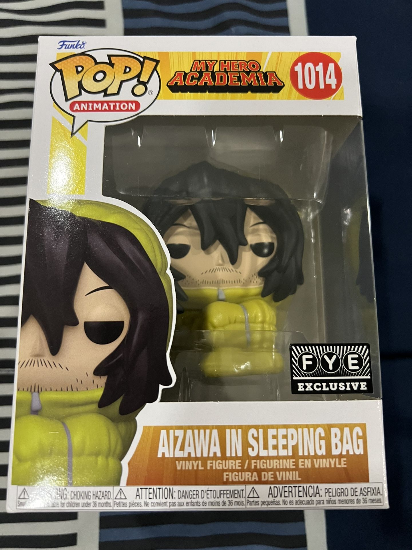 Aizawa in sleeping bag FYE Exclusive