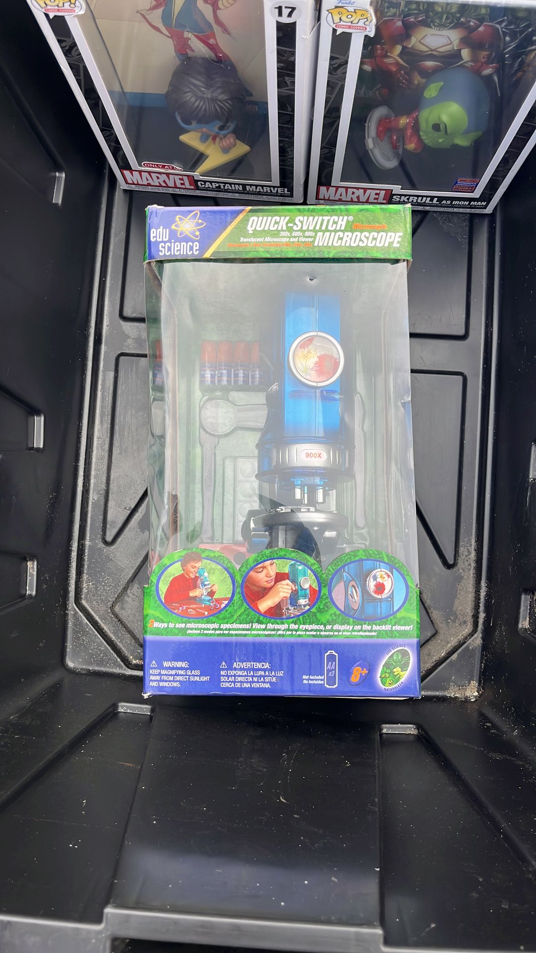 Edu Science Quick-Switch Microscope set designed for young scientists to explore microscopic specimens