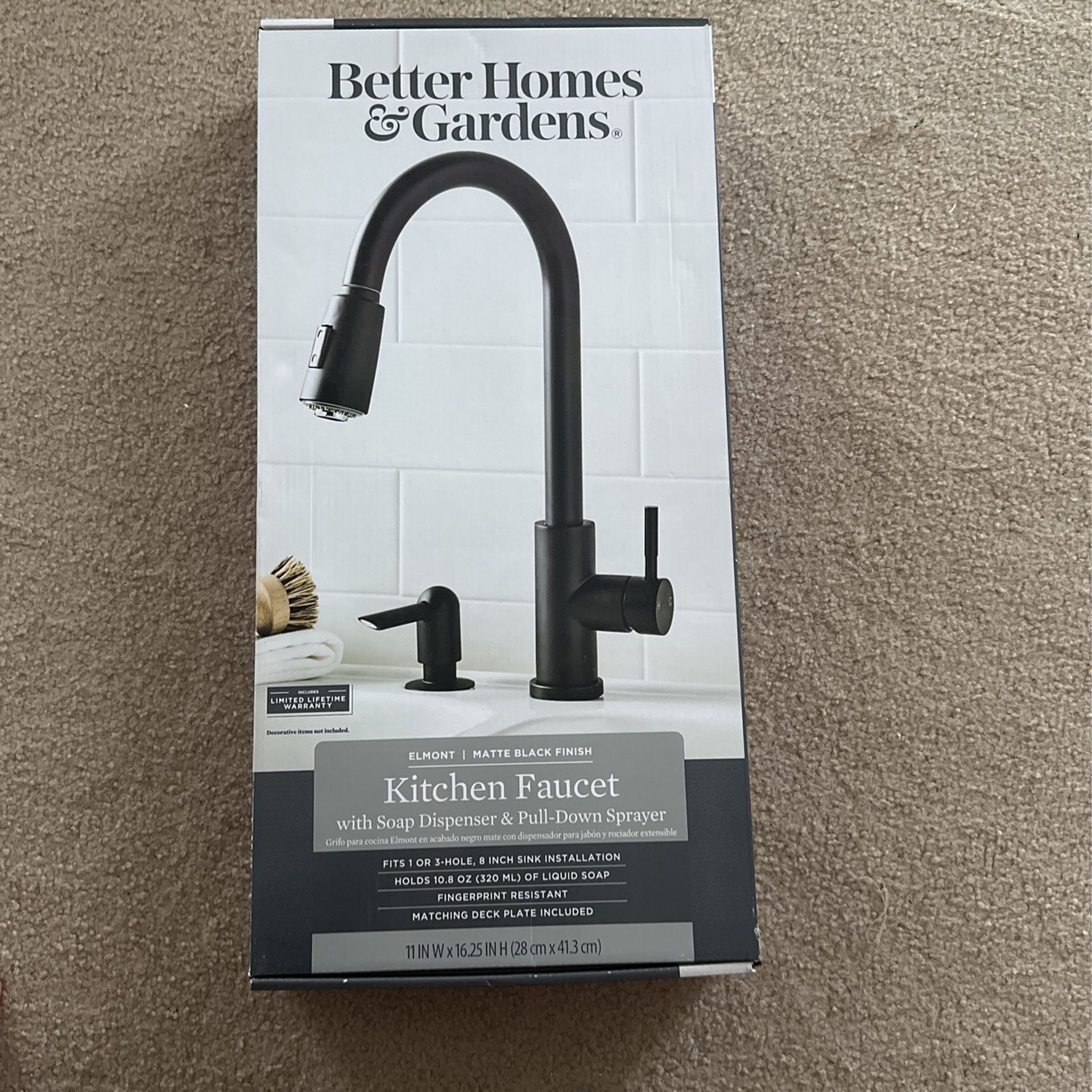 Kitchen Faucet With Soap Dispenser 