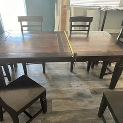 Large, Rustic Kitchen, Dining Table , No chairs