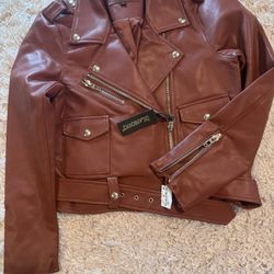 Blank NYC WOMENS FAUX LEATHER JACKET 