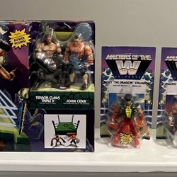 WWE MOTU Action Figures *read description*
