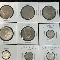 Silver coins $75
