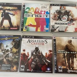 Lot of 24 Sony Playstation 3 PS3 Video Games