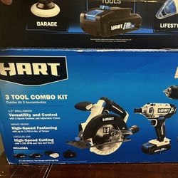 Hart 3 Tool Combo Kit 