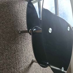 Black And Silver Center Table