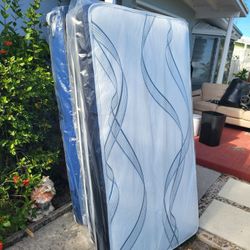 NEW TWIN MATTRESS AND BOX SPRING -- Also Available In All Sizes.