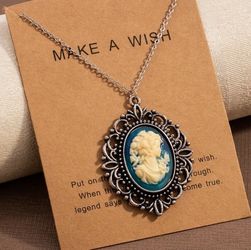 CAMEO - MAKE A WISH! NECKLACE 