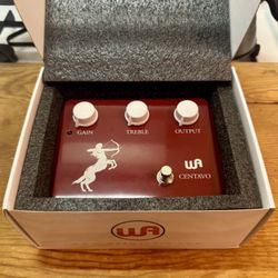 Warm Audio Centavo Professional Overdrive Klon Pedal - Tribute Red