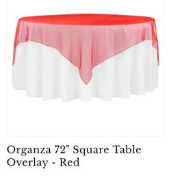 RED SHEER OVERLAYS