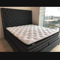 New Platform Bed Frames -3 Colors- Full,Queen,King Size- Pay On Delivery
