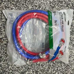 Eastman Washer Filler Hoses 6’ 3/4” L 2 Pk NEW