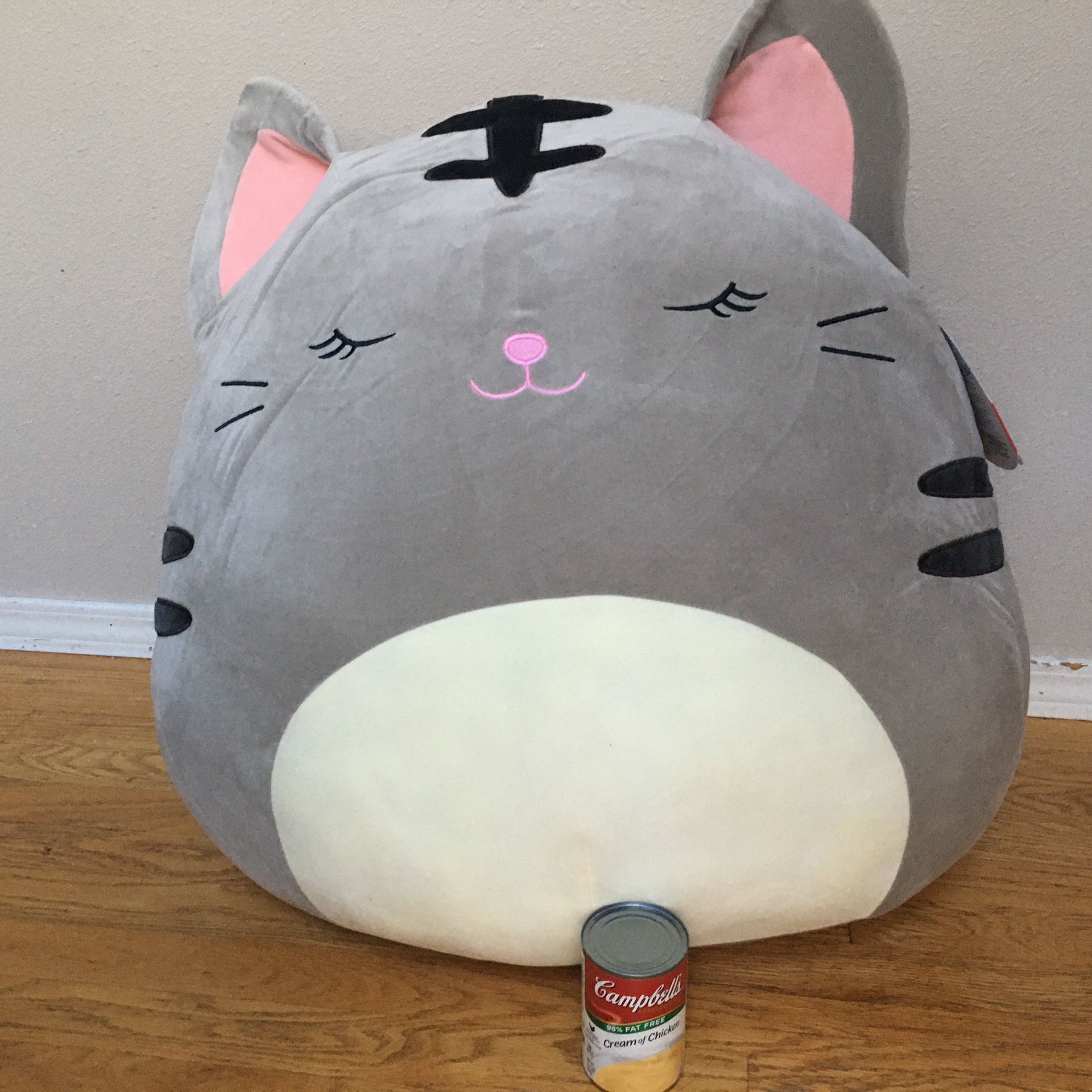 24” JUMBO Kitty Cat Squishmallow Kellytoy NEW
