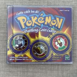 Pokemon battling coin game in og case 1998