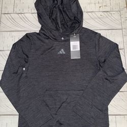 Boys gray adidas pullover hoodie
