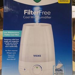 VICKS Filter Free Cool Mist Humidifier (NEW)