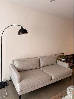 West Elm Grey Andes Sofa Loveseat Couch