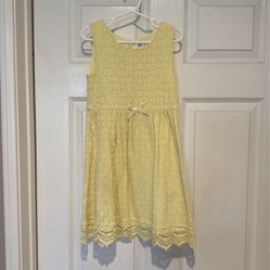 Yellow Sundress Girls H&M Size 6-8
