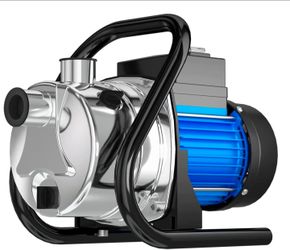 PANRANO WATER TRANSFER PUMP 110V SHALLOW WELL PUMP 1.6 HP 1800GPH ELECTRIC PORTABLE
