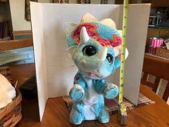 FurReal Friends Hoppin Topper Dinosaur Electric plush sound motion 2014 by Hasbro