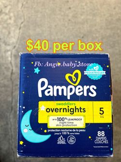 Pampers Swaddlers Overnights Size 5 – 88 Count
