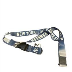 New York Yankees Lanyard with Detachable Buckle [NEW] Key Chain Id Holder Badge