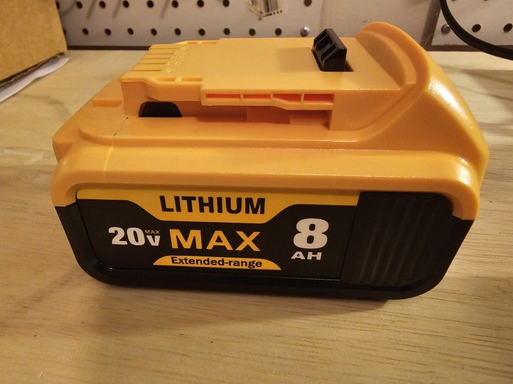 20 Volt 8 AH Replacement Battery For Power Tools 20Volt