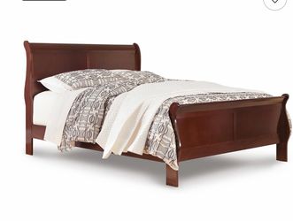 Queen bed with spring box