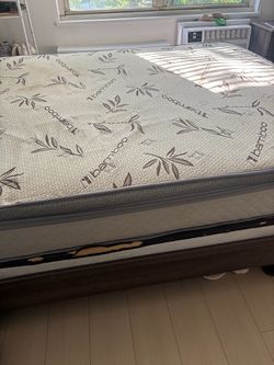 Queen bed frame & Mattress