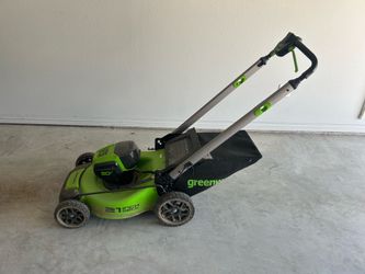 Greenworks 21” Mower and Trimmer