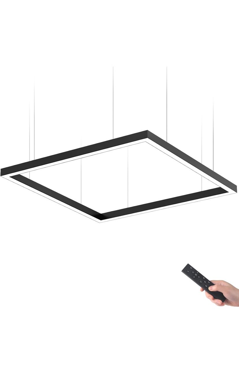 Brand New Remote Series LED Linear lights, Pool Table, Billiards 5FT x 5FT Black