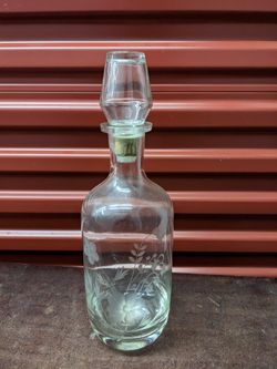 Vintage Crystal Carafe w/Stopper