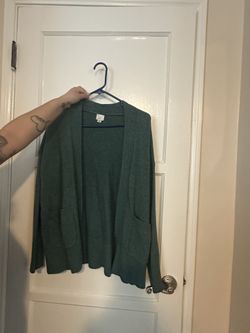 Green Cardigan 
