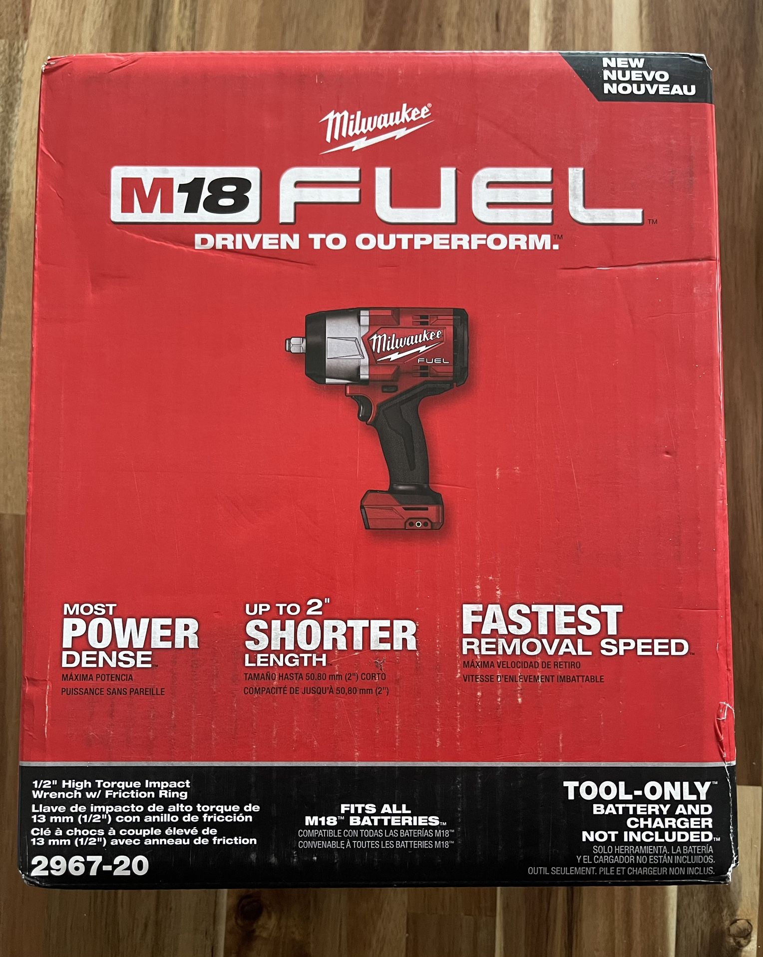 M18 FUEL 18V Lithium-Ion Brushless Cordless 1/2 in. High Impact Wrench with Friction Ring