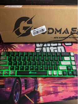 🎮 GEODMAER 65% RGB Gaming Keyboard & Mouse Combo $25