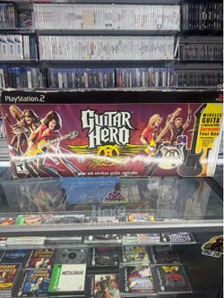 Guitar Hero Aerosmith New Open Box Wireless  PS2 $200 Gamehogs 11am-7pm