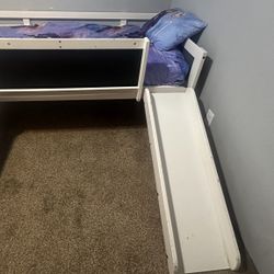 Twin Loft Bed With Slide And Ladder