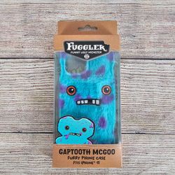 Fuggler Gaptooth McGoo Furry iPhone 15 Phone Case Blue Purple Monster