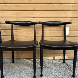 4 Black Kitchen/Dining Chairs  