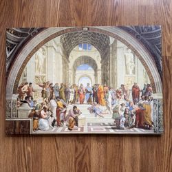 Handcrafted The School of Athens Painting