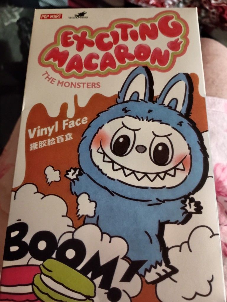 Exciting Macaron Labubu Vinyl Face