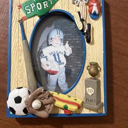 Kids sports picture frame