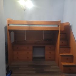 Bed And Desk Combo - 8 Ft By 5 Ft Frame