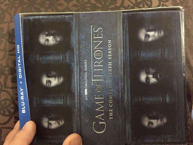 Game of thrones season 6 blue ray