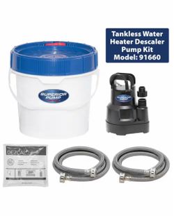 Tankless Water Heater Descaler Kit