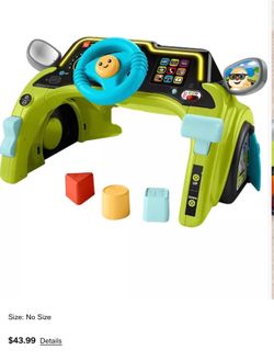 Burch Smart Shots And Fisher-Price Laugh & Learn Smart Stages Sit & Steer Driver