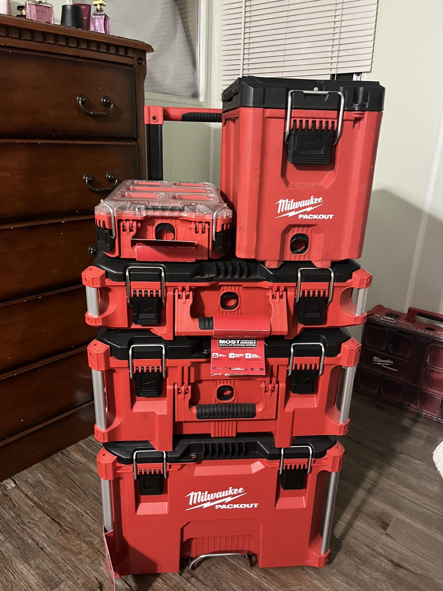 Milwaukee Pack Out New  W Extra New Organizer And One Normal Wear Organizer