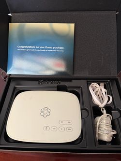 Ooma Telo Free Home Phone Service VoIP Base Station (In Original Box)