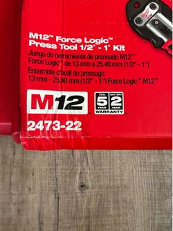 Milwaukee m12 force logic press tool