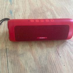 Speaker and fire wood holder
